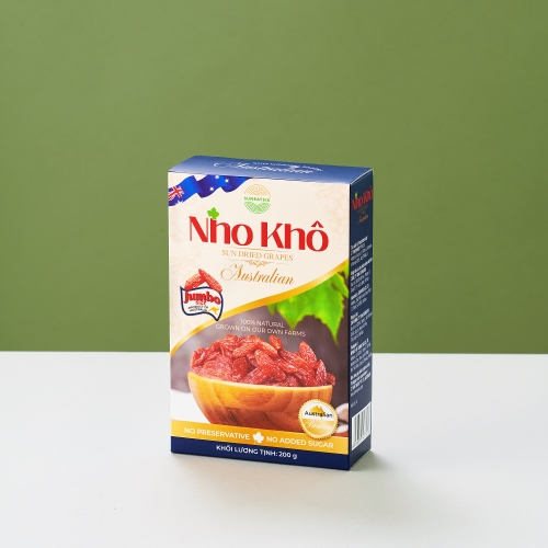 Nho khô Úc Raisins hộp 200Gram